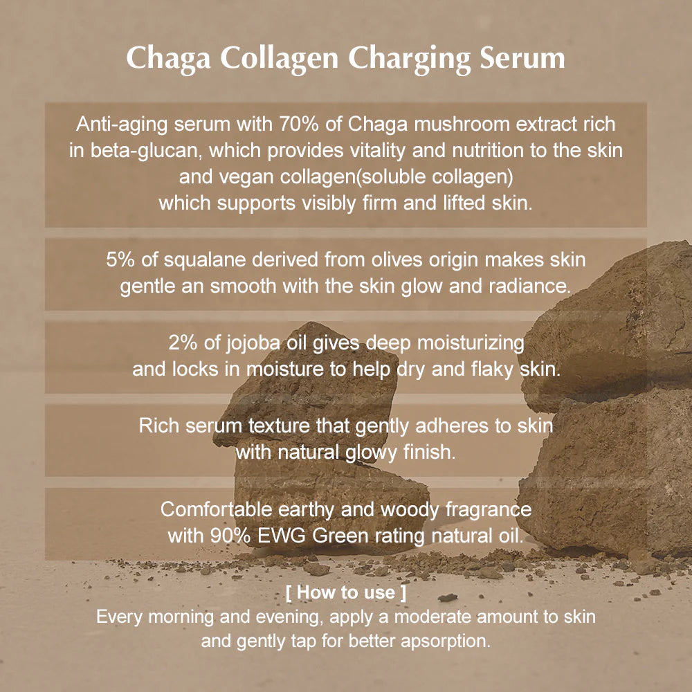 CHAGA COLLAGEN CHARGING SERUM 30ML