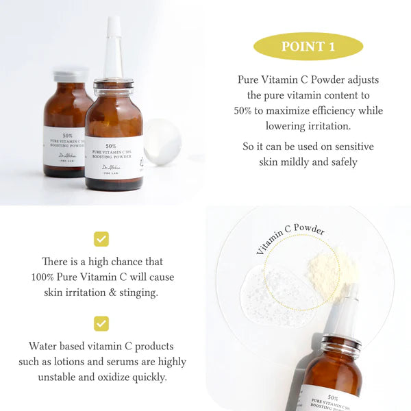 PURE VITAMIN C 50% BOOSTING POWDER 10G