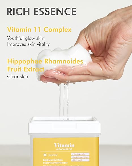 Vitamin Glow Toner Pad 180ml