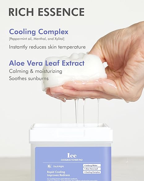 Ice Cooling Toner Pad 220ml