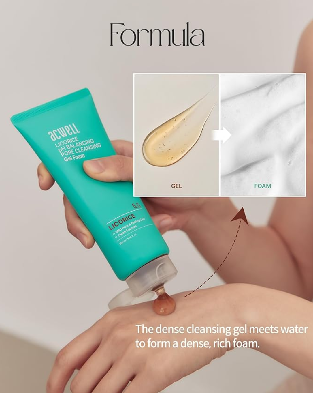 LICORICE PH BALANCING PORE CLEANSING GEL FORM