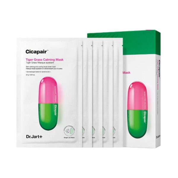 Cicapair Tiger Grass Calming Mask - 1pack (5pcs)