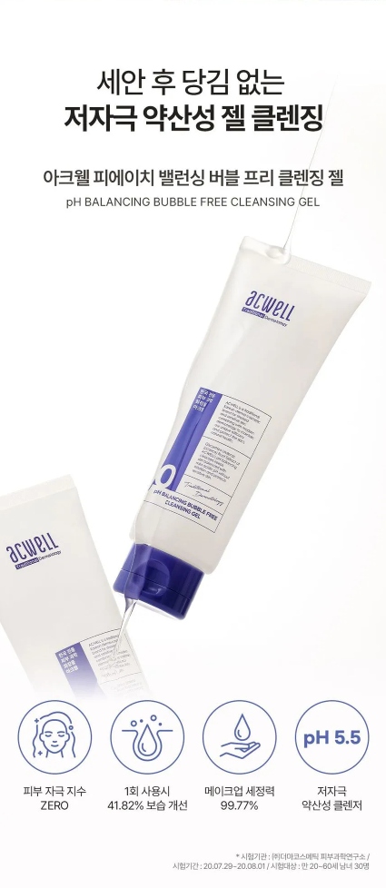 pH Balancing Bubble Free Cleansing Gel