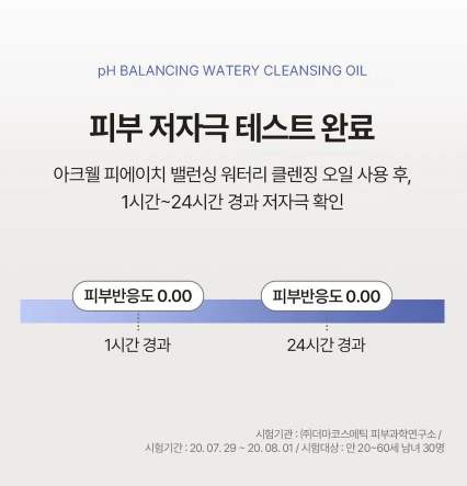 pH Balancing Watery Cleansing Oil