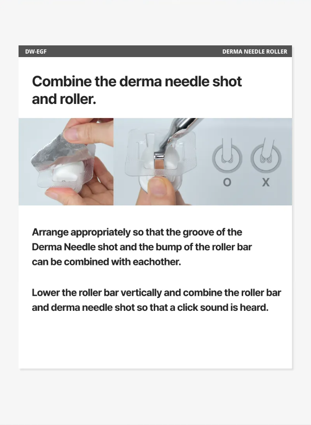 DW-EGF DERMA TOX NEEDLE ROLLER