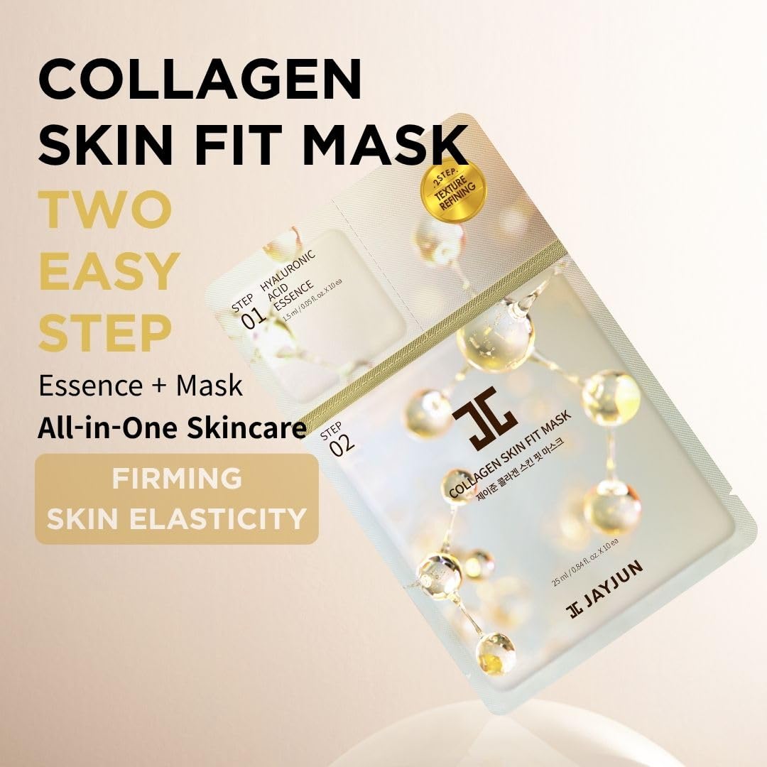 Collagen Skin Fit Mask - 1 Box of 10 Sheets