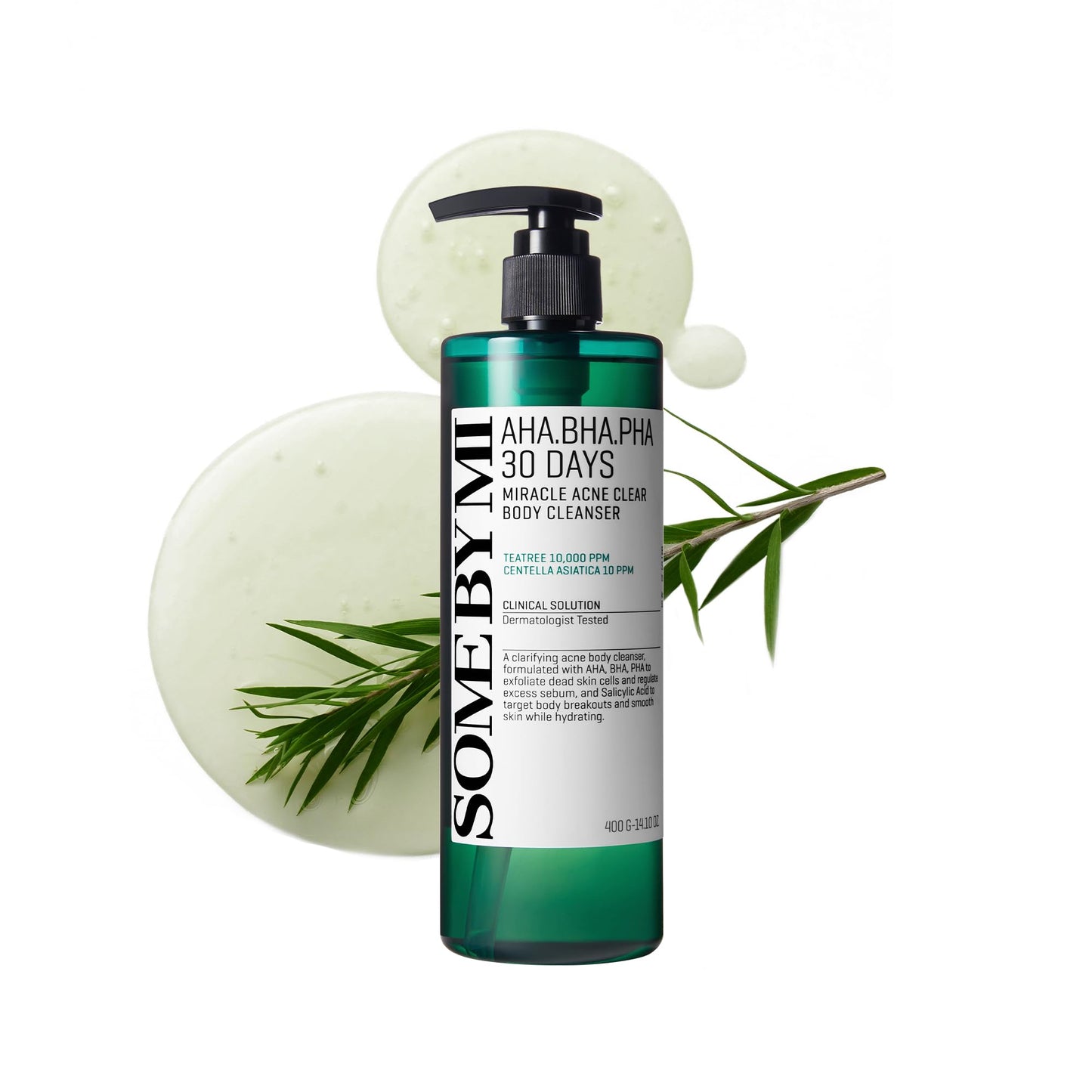 AHA BHA PHA 30DAYS MIRACLE ACNE CLEAR BODY CLEANSER 400G