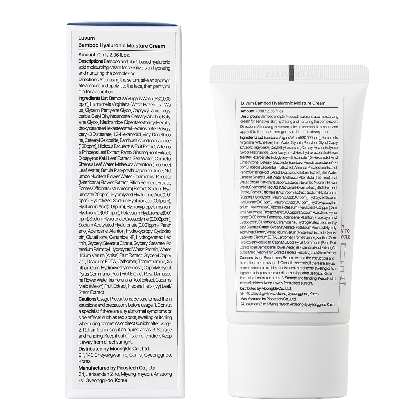 Bamboo Hyaluronic Moisture Cream