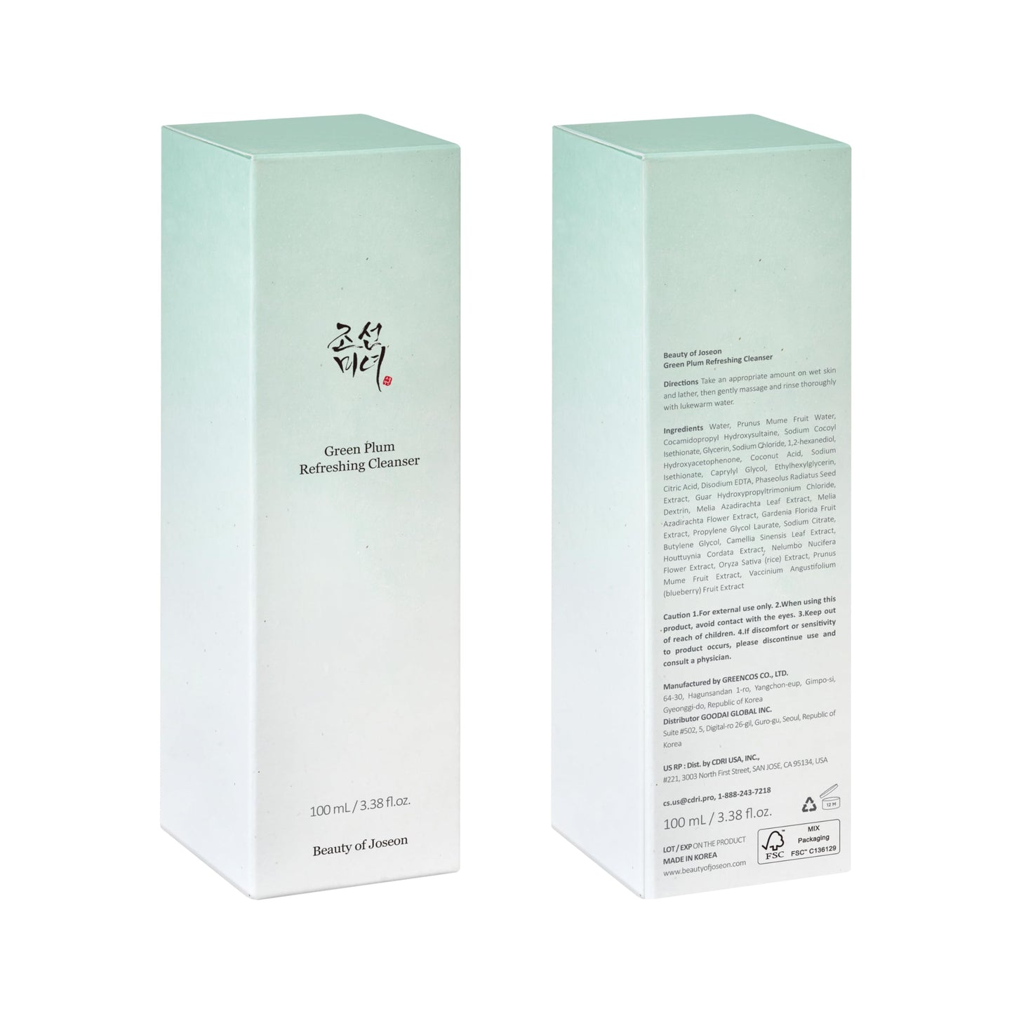 Green Plum Refreshing Cleanser 100ml