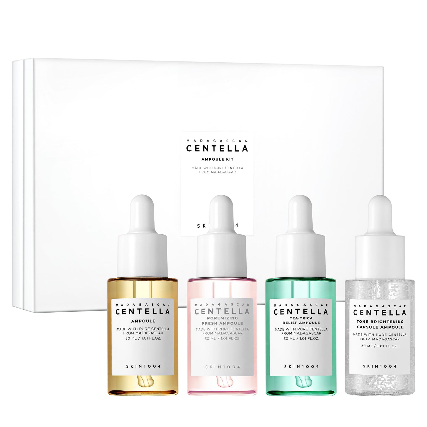 MADAGASCAR CENTELLA AMPOULE KIT (30ML+30ML+30ML+30ML)