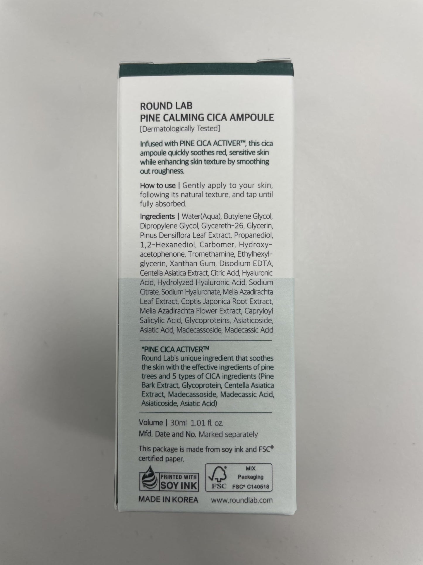 Pine Calming Cica Ampoule 30ml