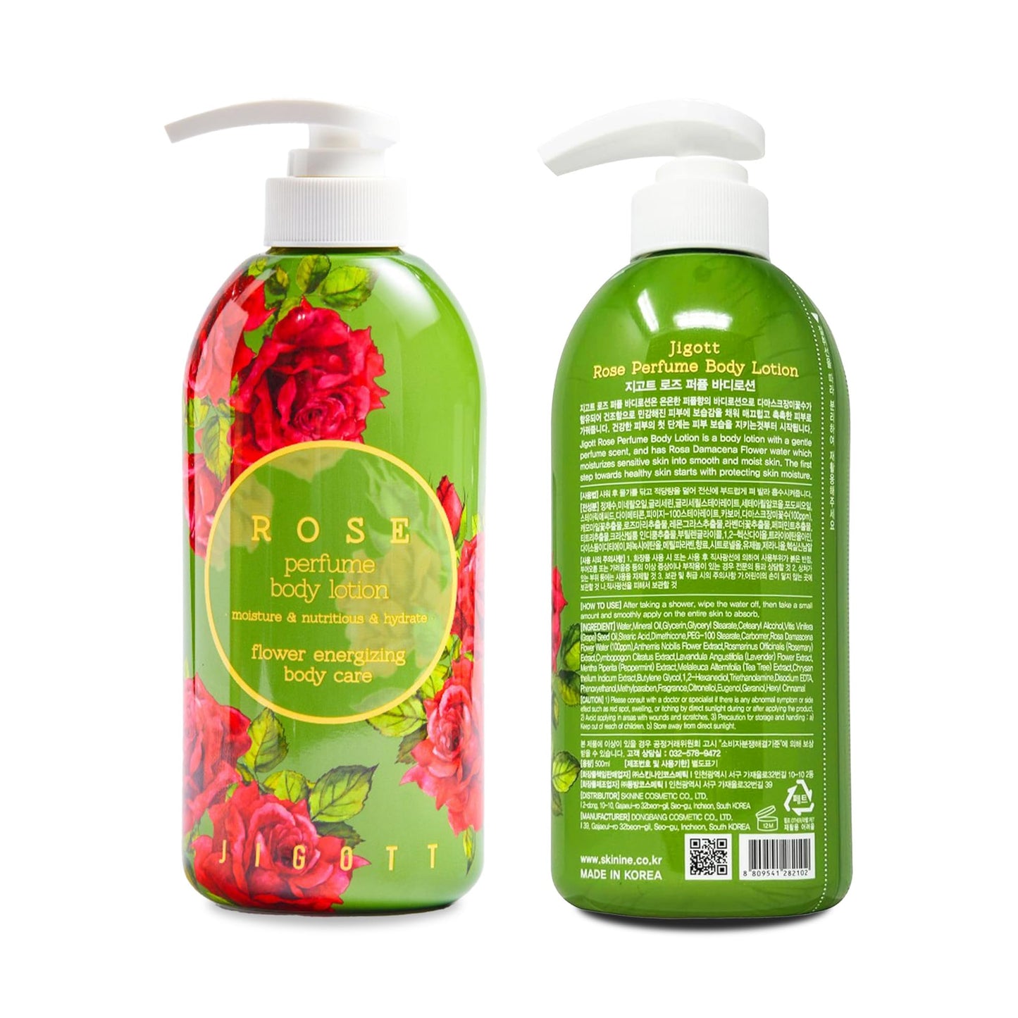 JIGOTT PERFUME BODY LOTION 500ML rose