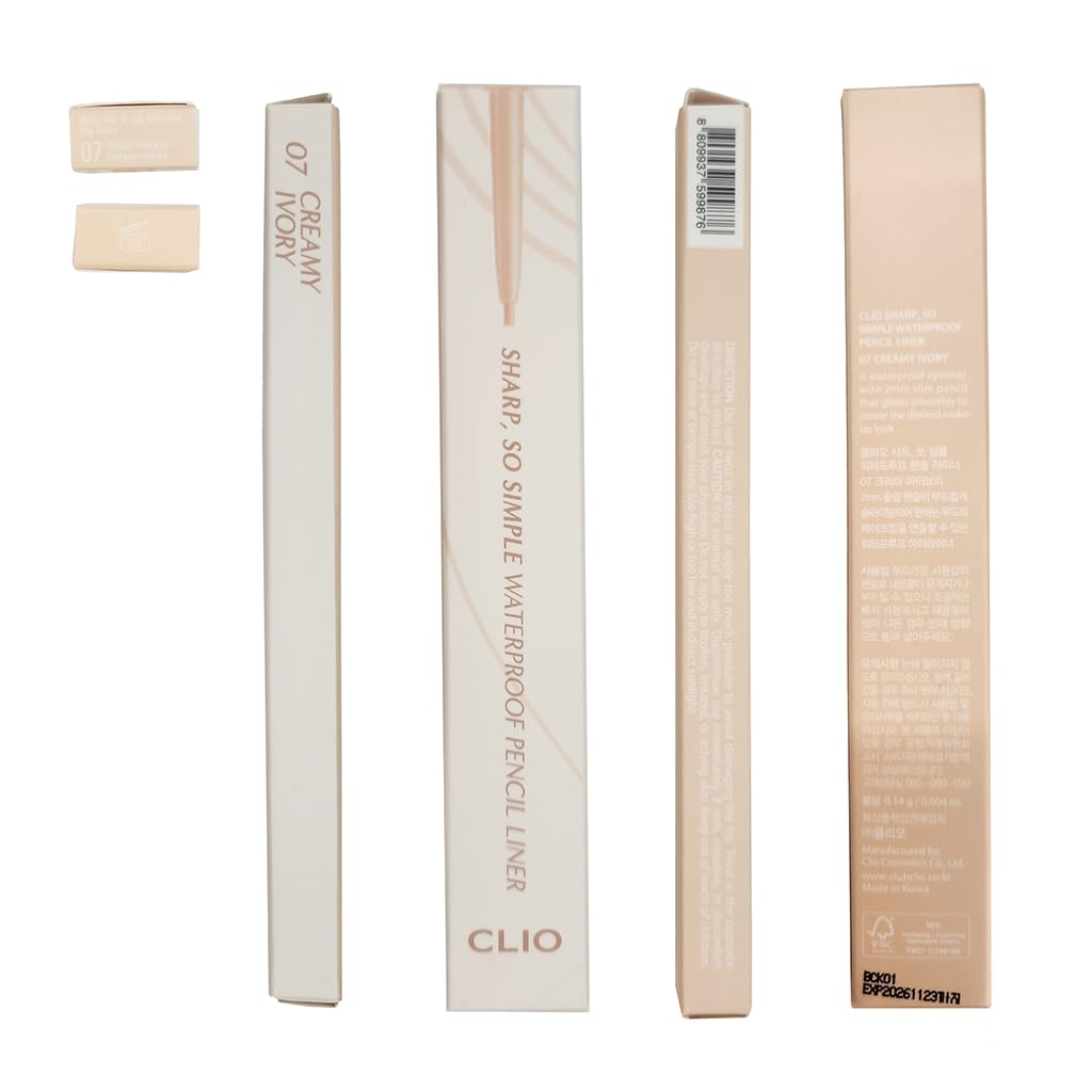 SHARP SO SIMPLE WATERPROOF PENCIL LINER 007 CREAMY IVORY 0.14G
