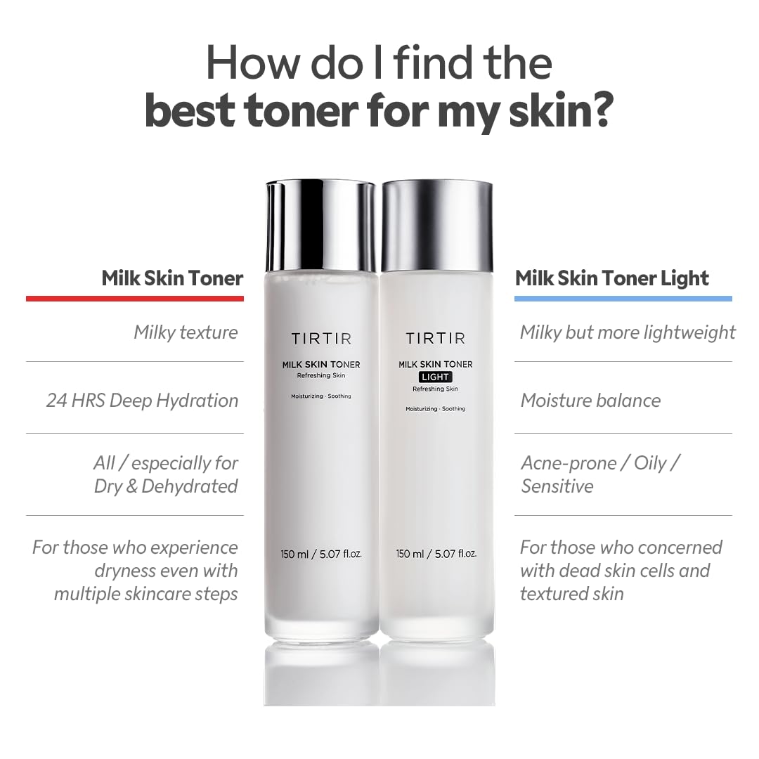 TIRTIR - Milk Skin Toner Light Mini 1.69fl