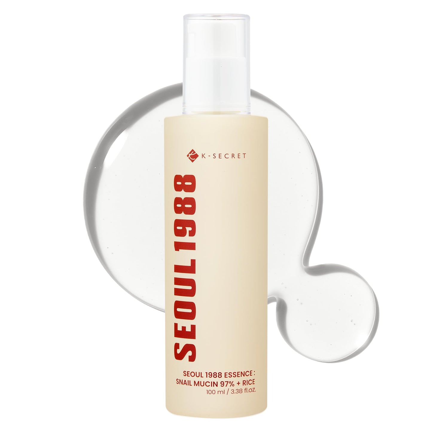 SEOUL 1988 ESSENCE : SNAIL MUCIN 97% + RICE 100ML