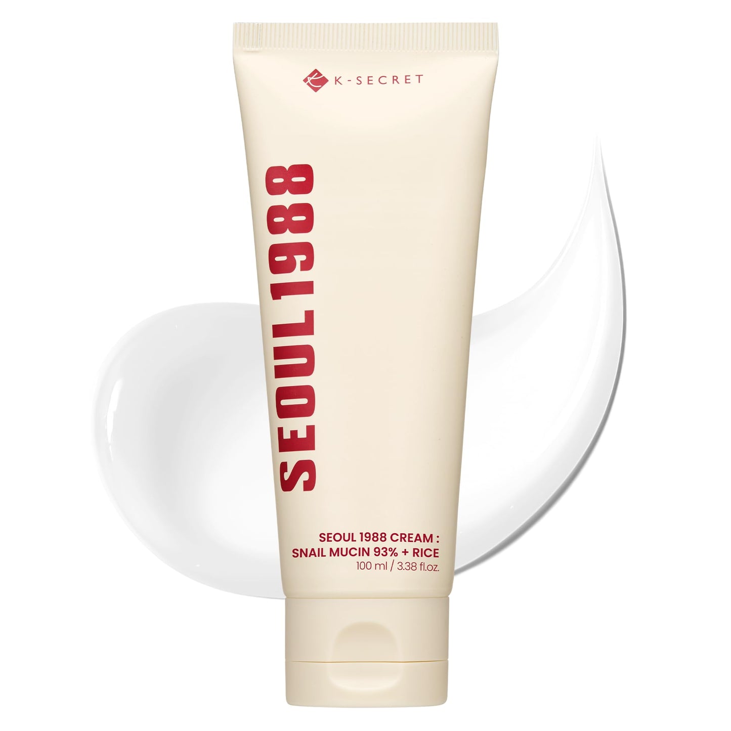 SEOUL 1988 CREAM : SNAIL MUCIN 93% + RICE 100ML