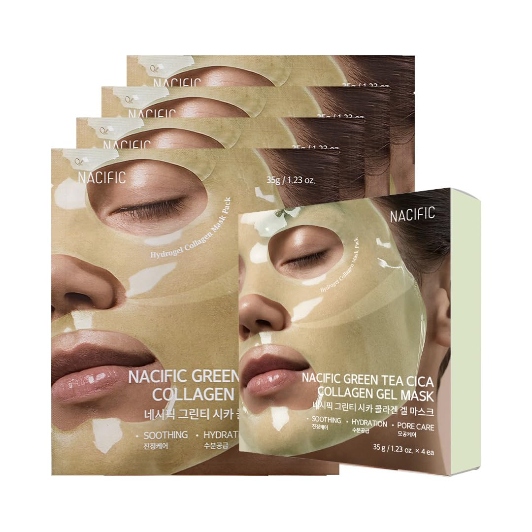 Green Tea Cica Collagen Gel Mask (4ea)