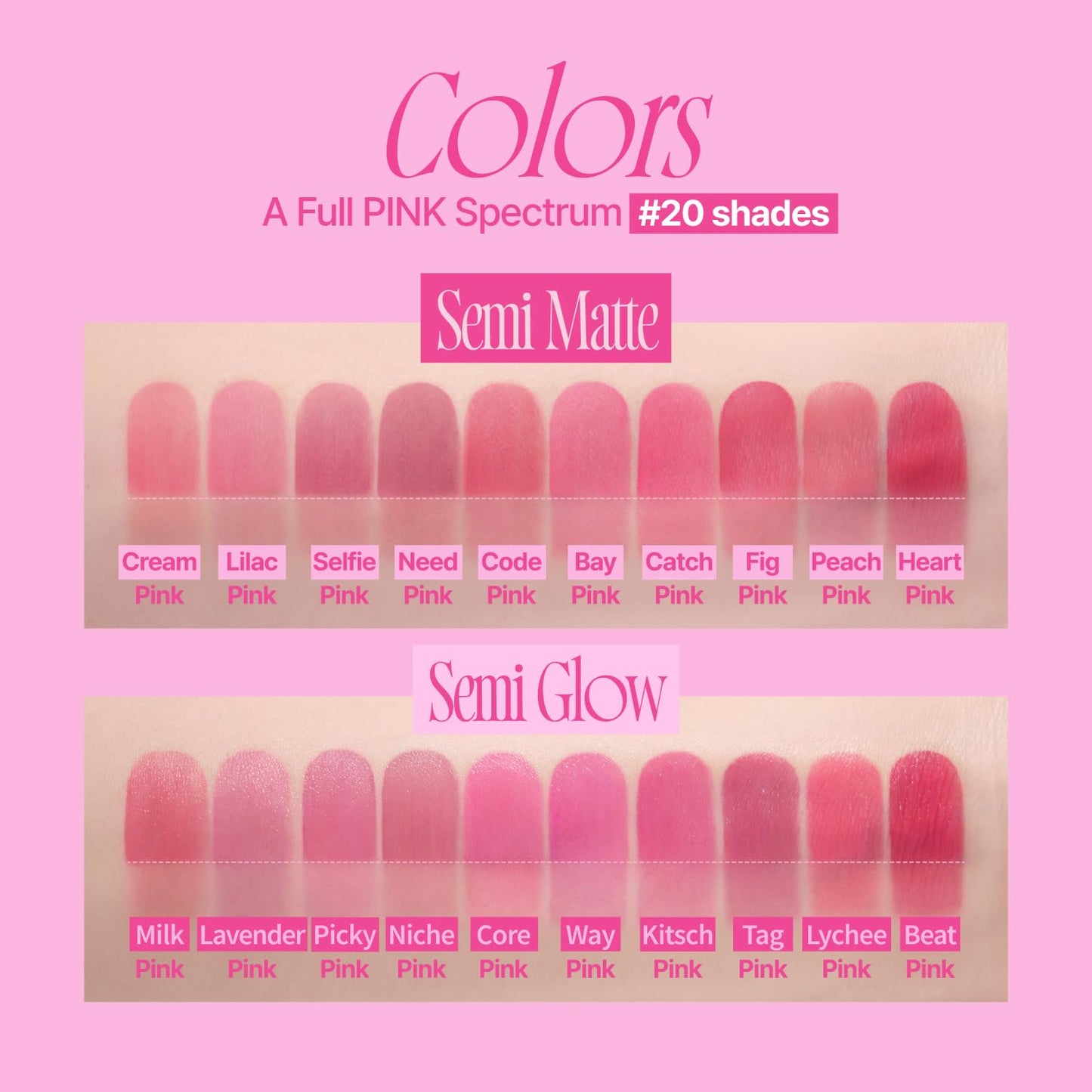 PINK OBSESSION STAY-FIT LIP TINT M07 CATCH PINK 3.8g