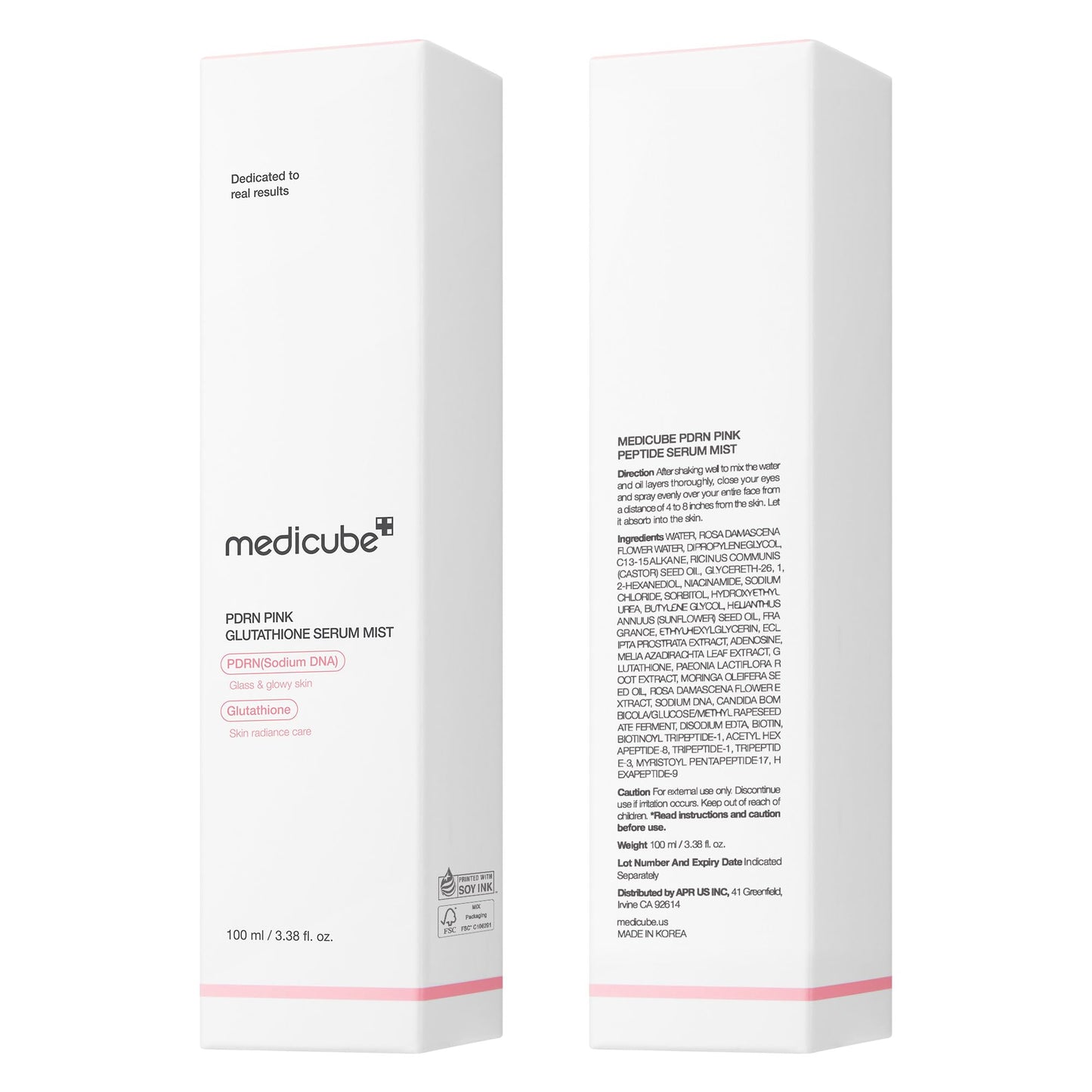 PDRN PINK GLUTATHIONE SERUM MIST 100ML