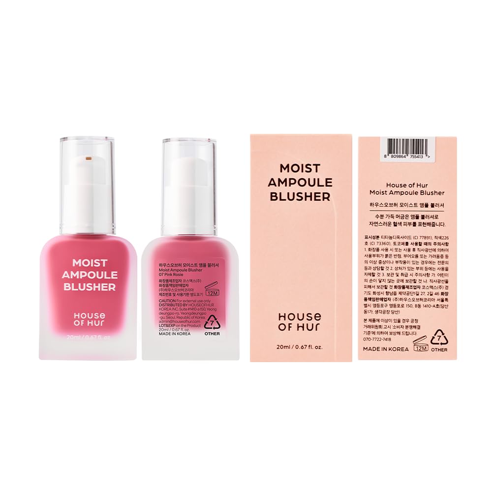 MOIST AMPOULE BLUSHER #PINK ROSIE 20ML