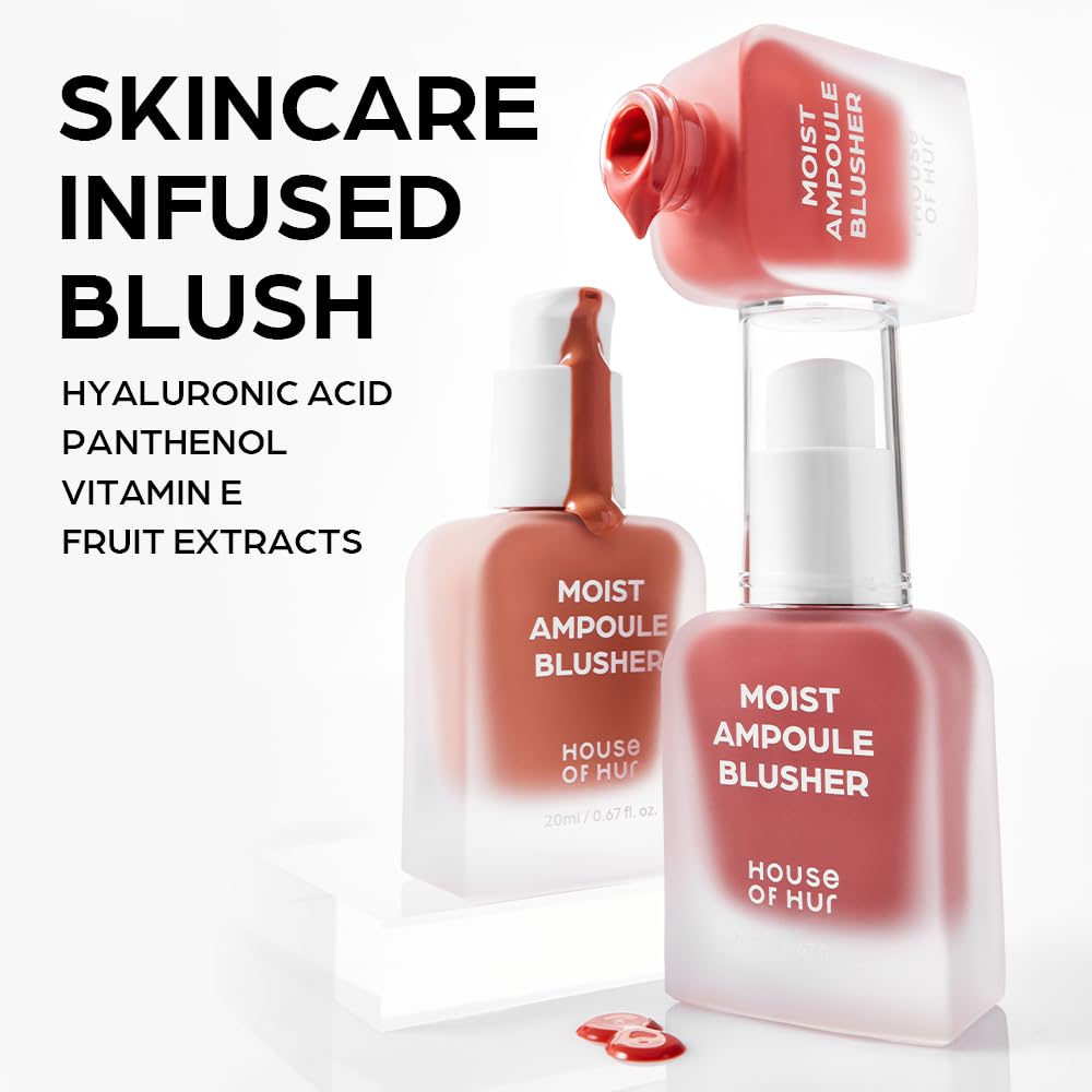 MOIST AMPOULE BLUSHER #PEACH CORAL 10ML