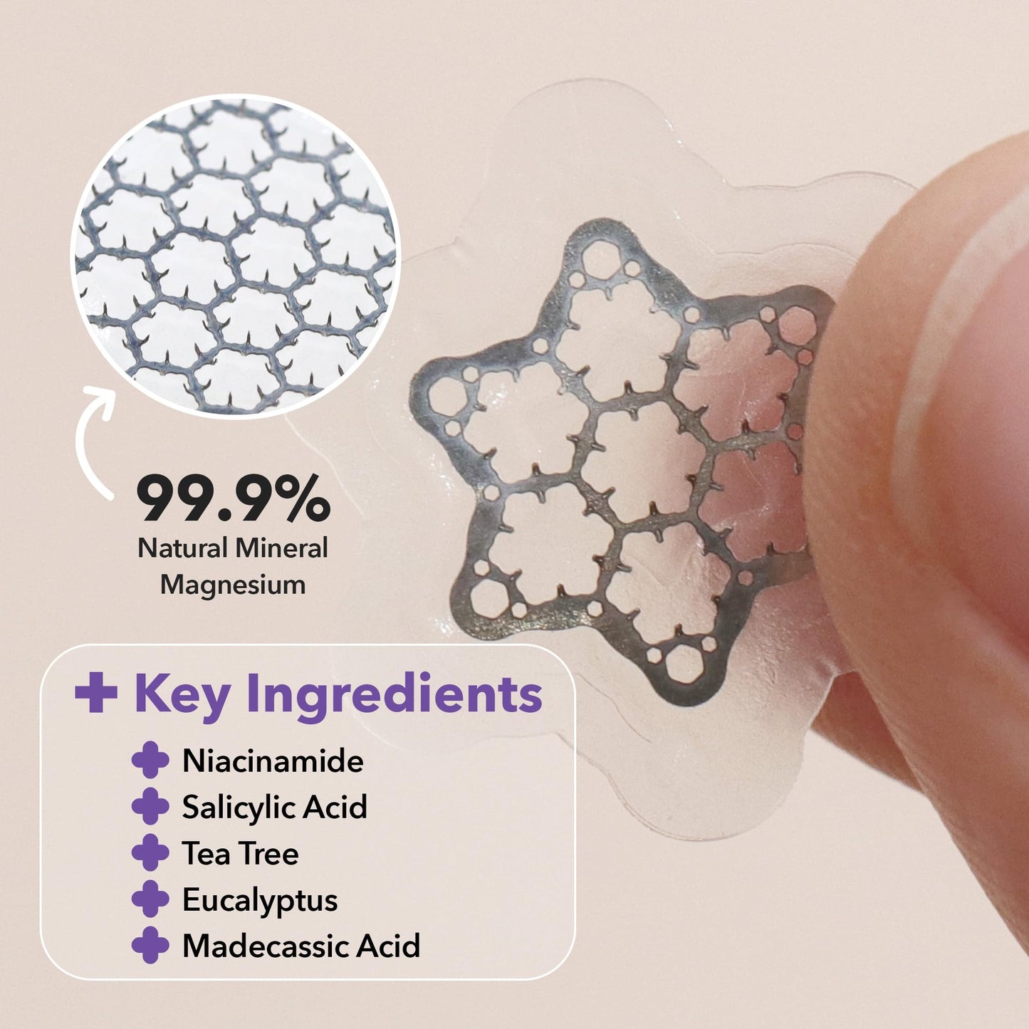 FREEGO MAGNESIUM+ MICRODARTS ACNE PATCH - LARGE (6 PCS)