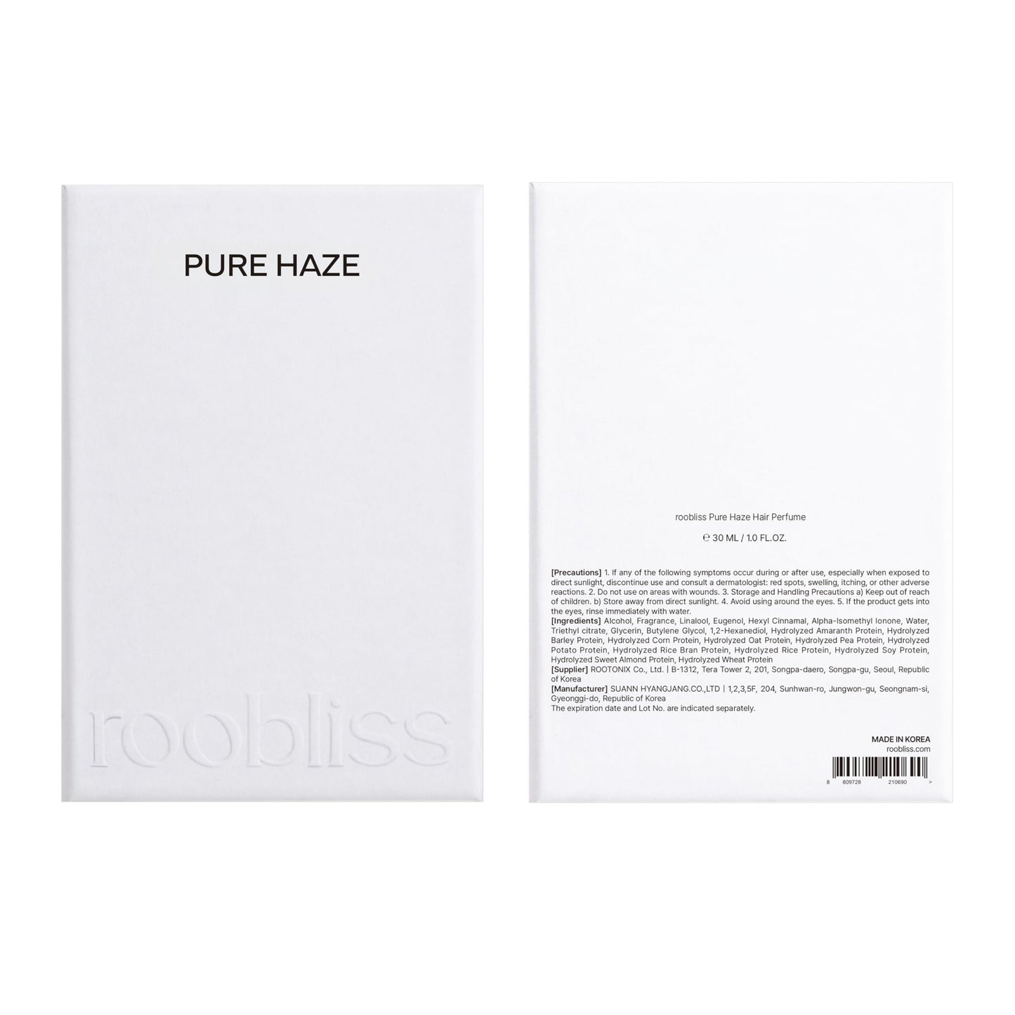 roobliss Pure Haze HAIR PERFUME 30ml