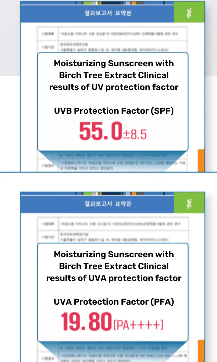 Birch Juice Moisturizing Sunscreen UVLock SPF 45+ Broad Spectrum 50ml