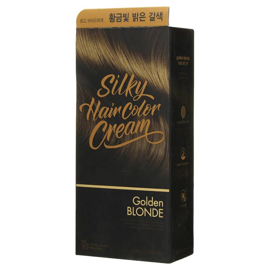 Silky Hair Color Cream (60g+60g+10g) Black Brown