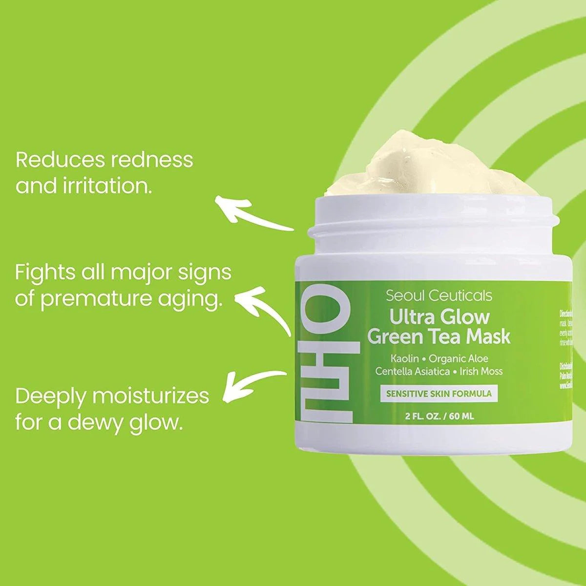Ultra Glow Green Tea Mask 60ml