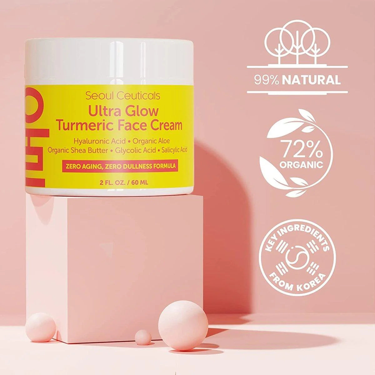 Ultra Glow Tumeric Face Cream 60ml