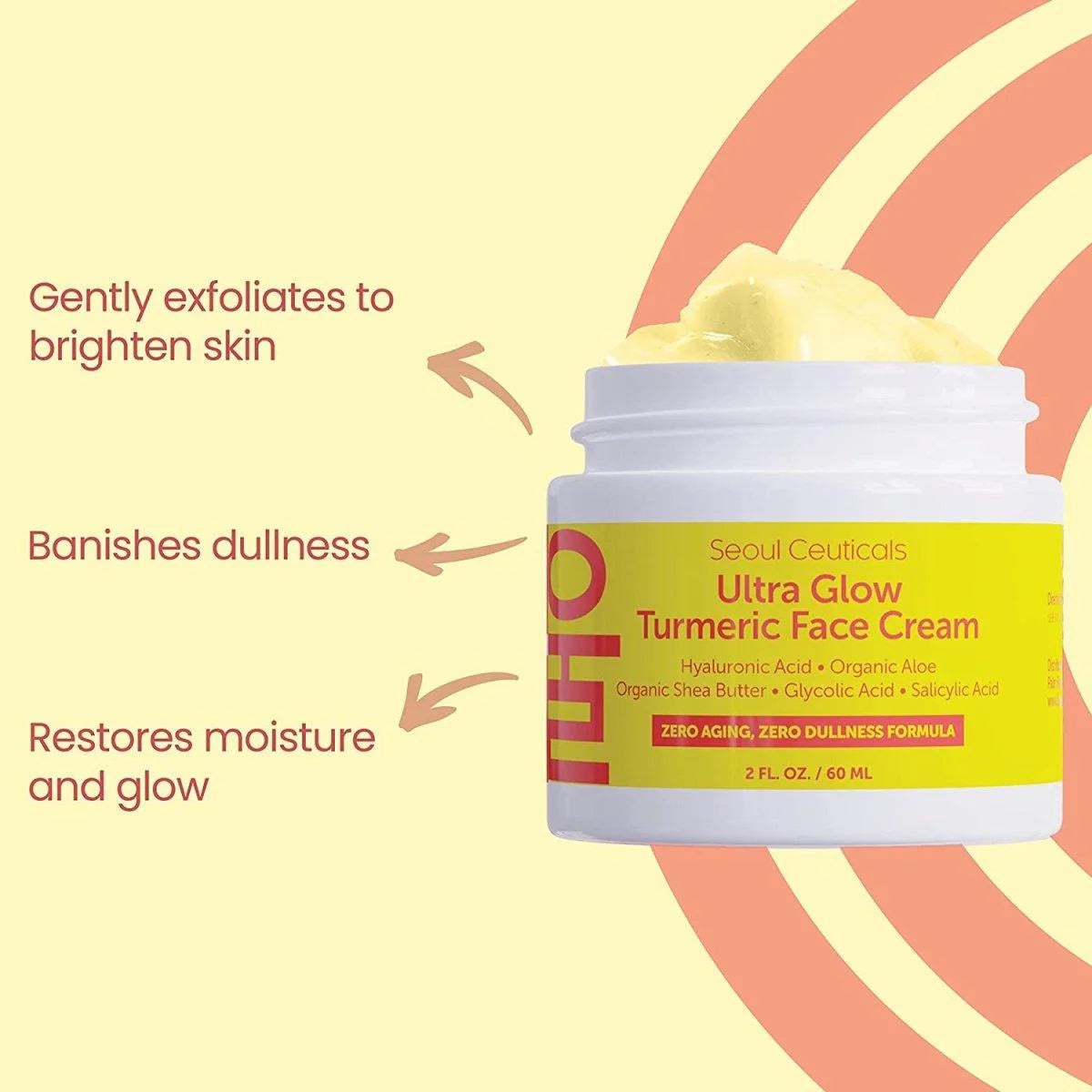 Ultra Glow Tumeric Face Cream 60ml