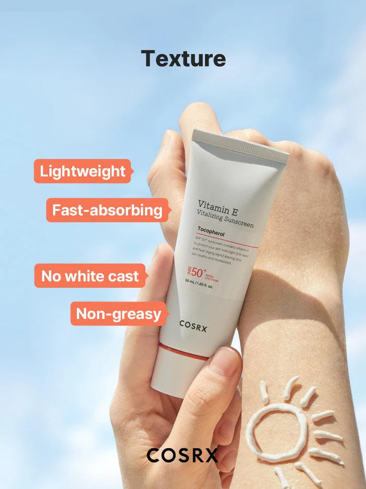 VITAMIN E VITALIZING SUNSCREEN SPF50+ 50ML