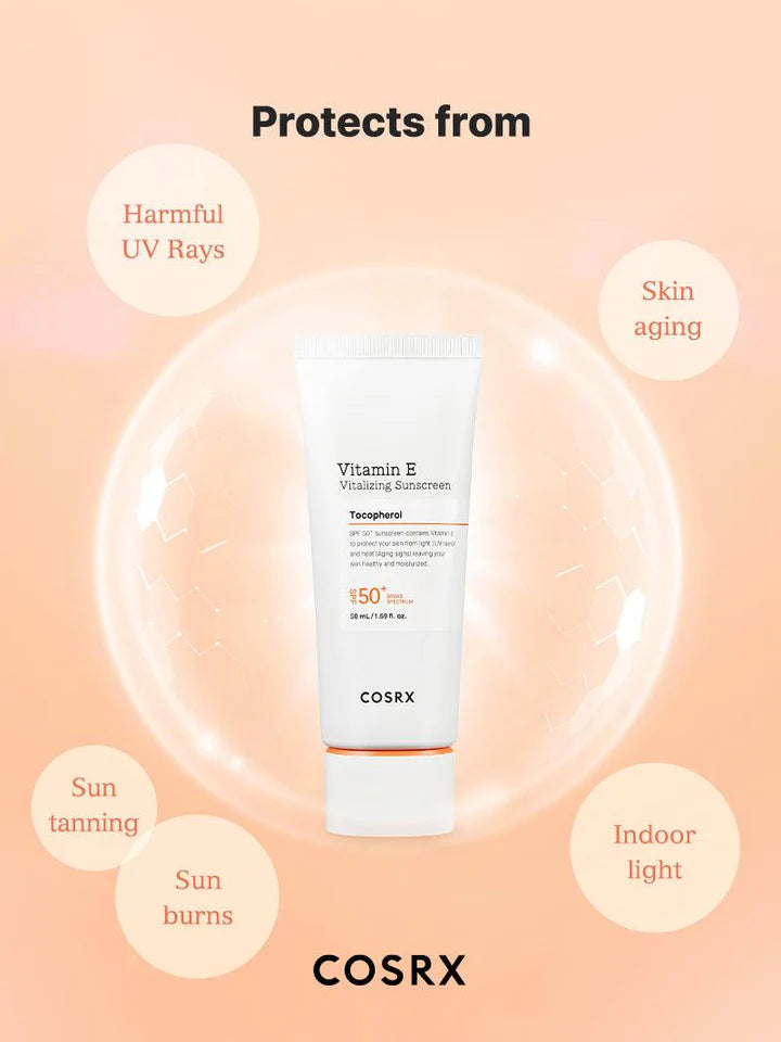 VITAMIN E VITALIZING SUNSCREEN SPF50+ 50ML