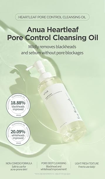 HEARTLEAF PORE CONTROL CLEANSING OIL 20ML