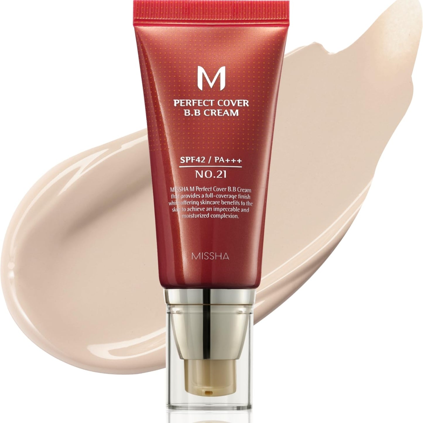 [MISSHA] M PERFECT COVER BB CREAM, 21 LIGHT BEIGE