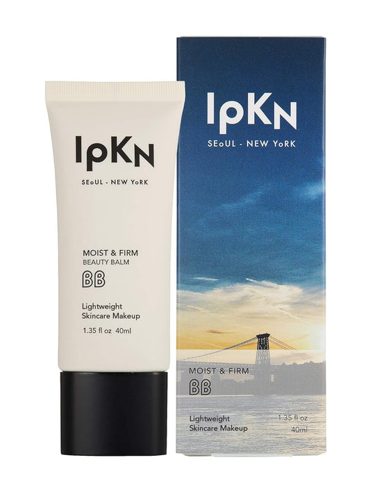 IPKN Moist & Firm BB Cream - Ultra-Hydrating Daily BB Cream with or without SPF40 - Lightweight, Non-Greasy Face Base with Antio