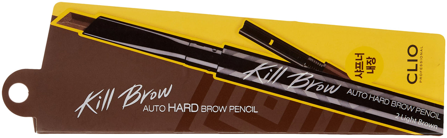 KILL BROW AUTO HARD BROW PENCIL 0.31G 02 LIGHT BROWN