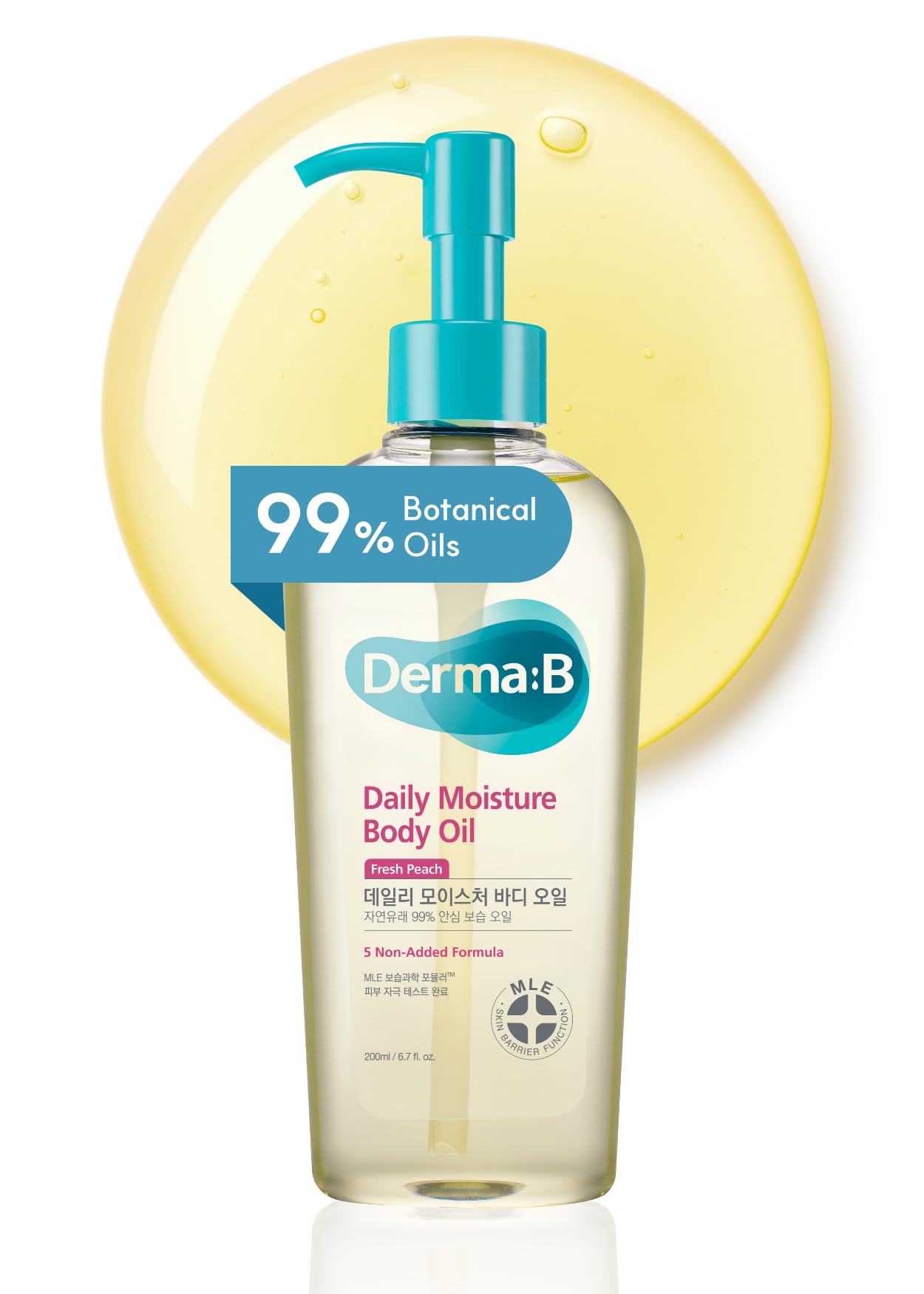 [R] Daily Moisture Body Oil Fresh Peach 200ml