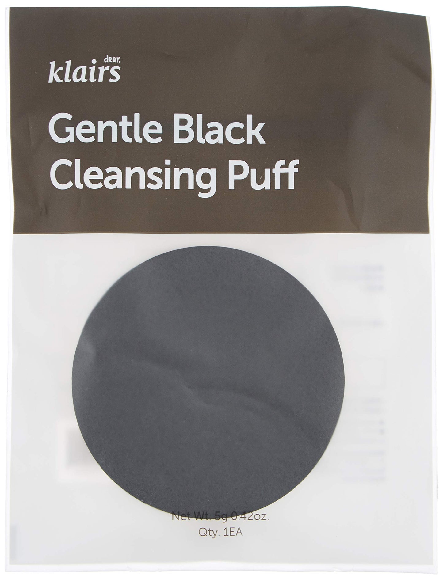 GENTLE BLACK CLEANSING PUFF (1EA)10G