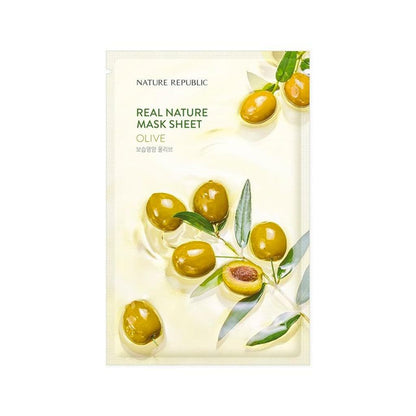 Nature Republic Real Nature Mask Sheet/ Olive 23ml
