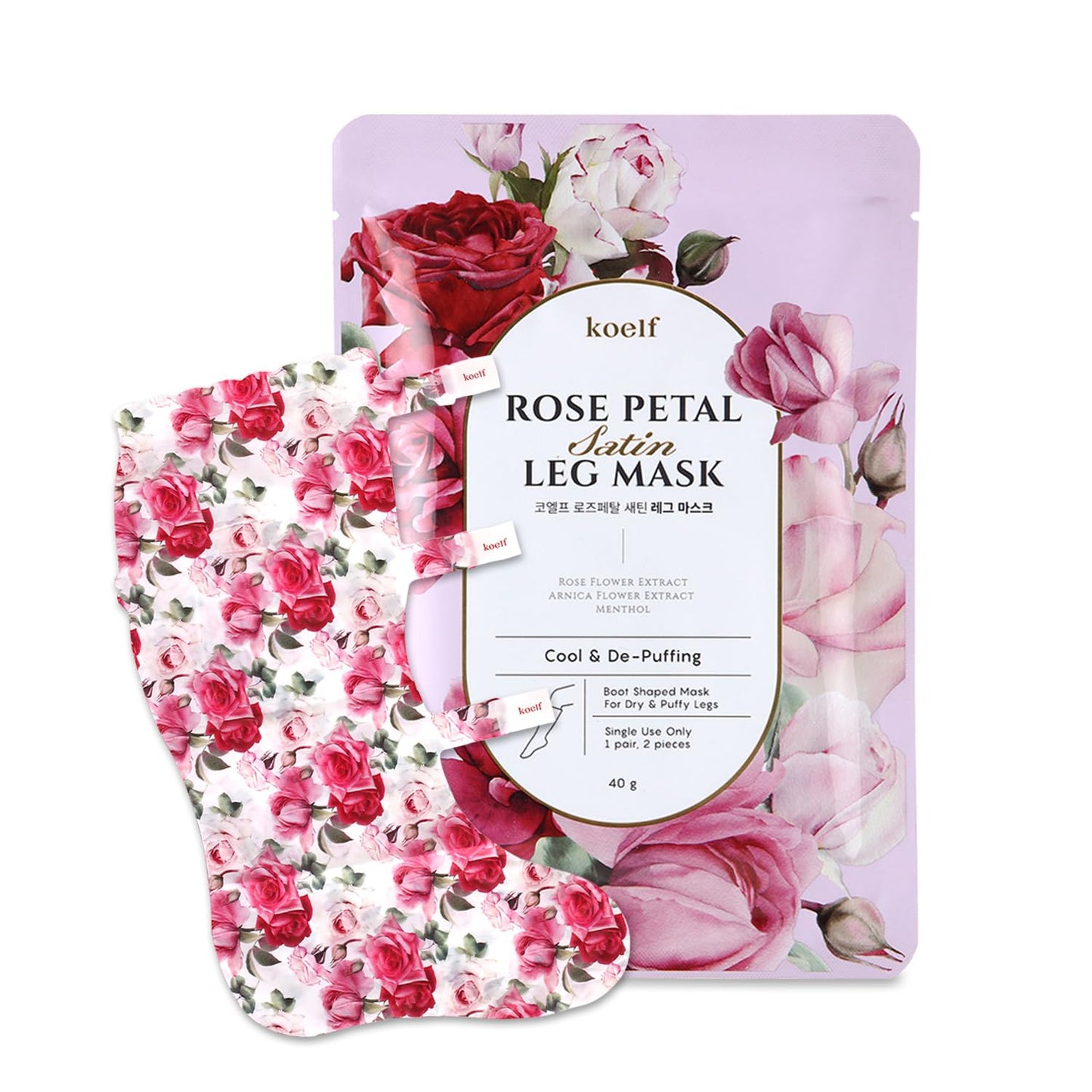 Rose Petal Leg Mask