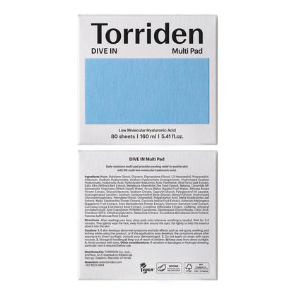 DIVE-IN Low Molecule Hyaluronic acid Multi Pad 80ea