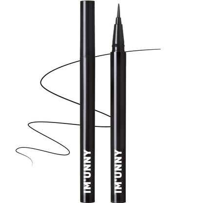 [IM'UNNY] SKINNY FIT ART LINER, A01 Kill black