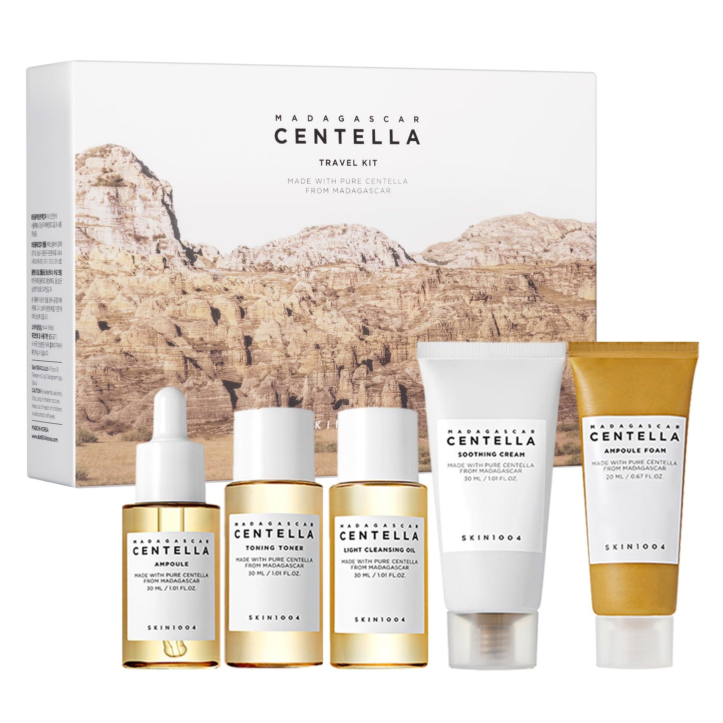 Madagascar Centella Travel Kit (box version not pouch)