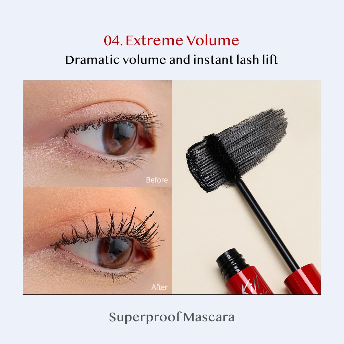 CLIO KILL LASH SUPERPROOF MASCARA 004 EXTREME VOLUME