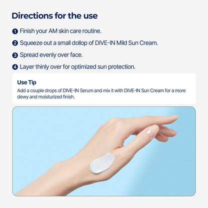 DIVE-IN Mild Suncream