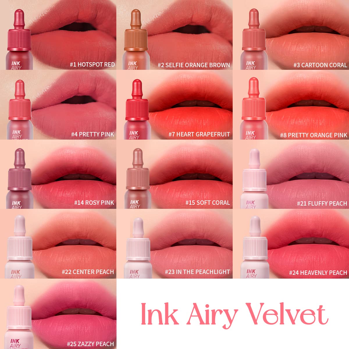 INK AIRY VELVET 021 FLUFFY PEACH