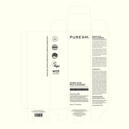 [PURE'AM] Amino Acid Mild Cleanser 120 ml