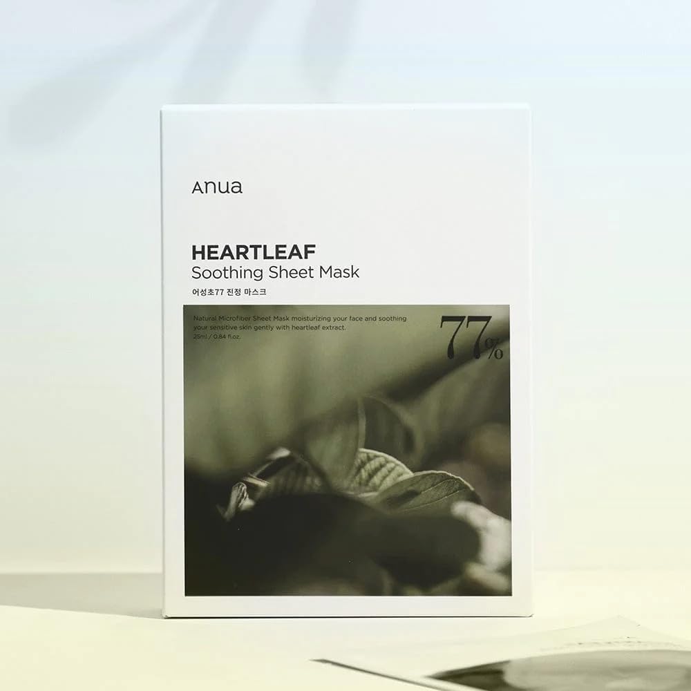 [RENEW] [1EA] HEARTLEAF 77% SOOTHING SHEET MASK